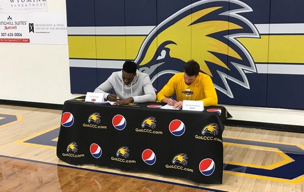 Heinzl and Ayodele Sign with Schools