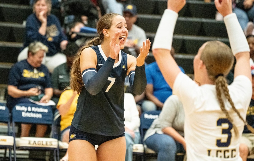 Golden Eagle volleyball earns road sweep of Northwest College