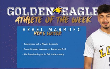 Athlete of the Week: Oct. 2nd - Azael Marrufo