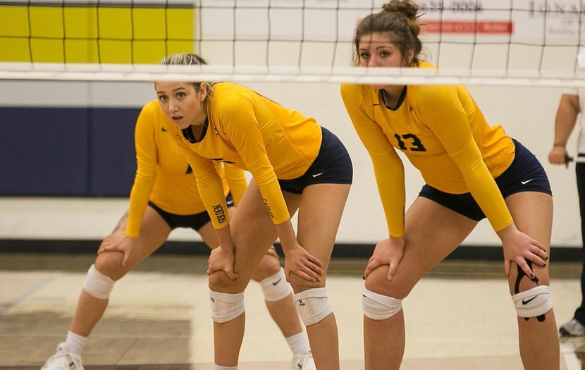 Volleyball Sweeps Past Indian Hills and Falls to Iowa Western to Cap Weekend