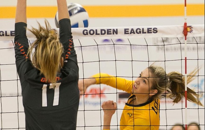Golden Eagles Volleyball Secure Region IX Regular Season Title